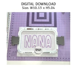 Nana Applique Embroidery Design product image (2)