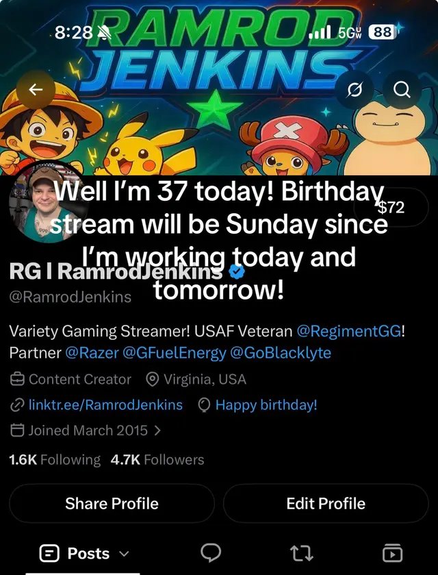 Birthday! #fyp #gaming 
