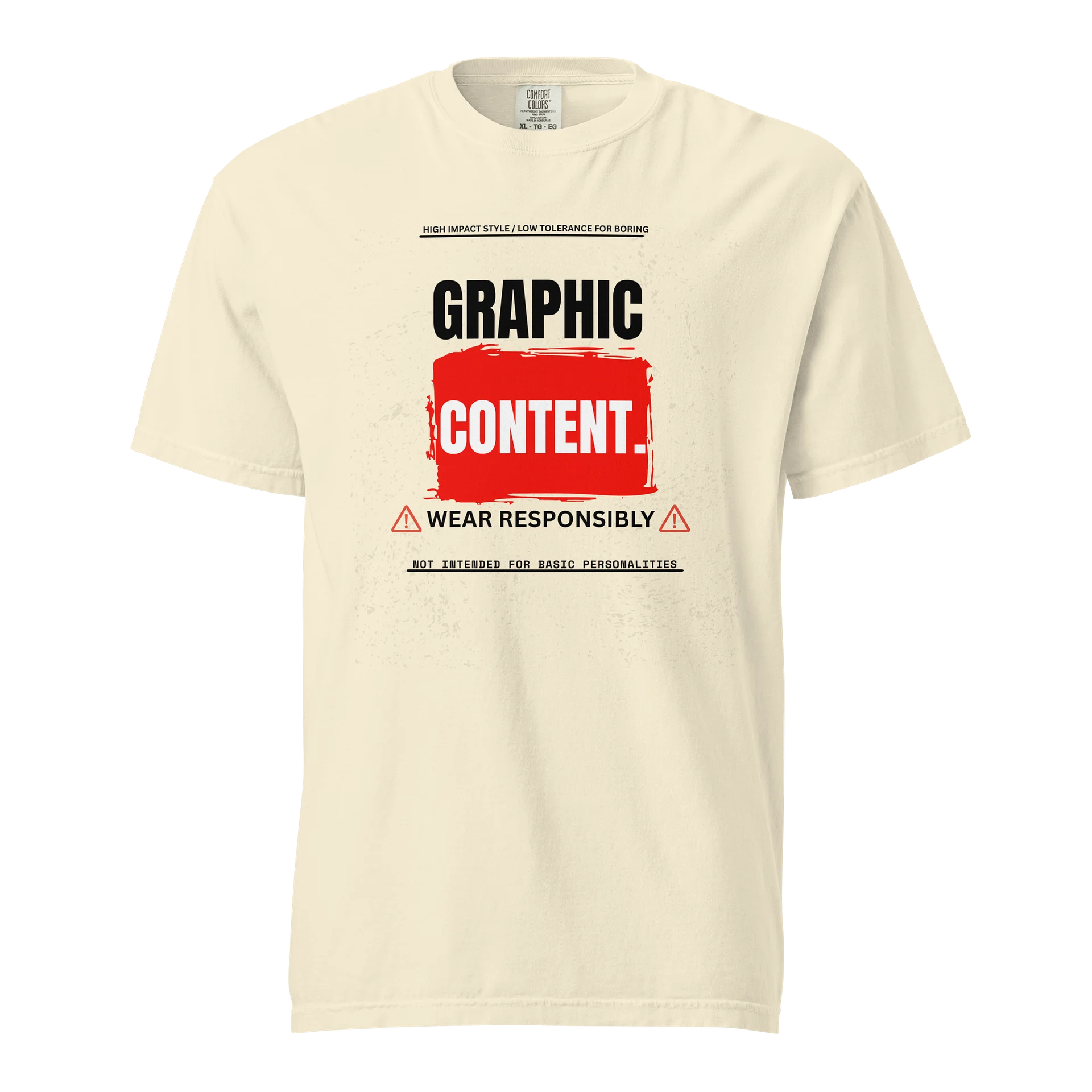 Graphic Content. Wear Responsibly Tee ⚠️ product image (1)