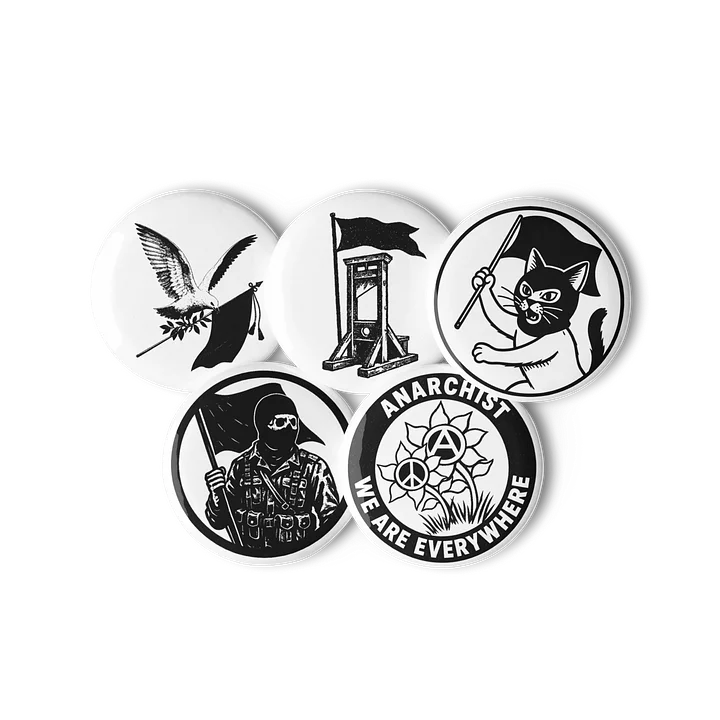 ANARCHIST BUTTON SET #1 product image (2)