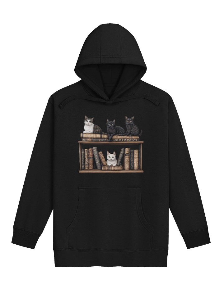 Bookcase Cats Hoodie product image (2)