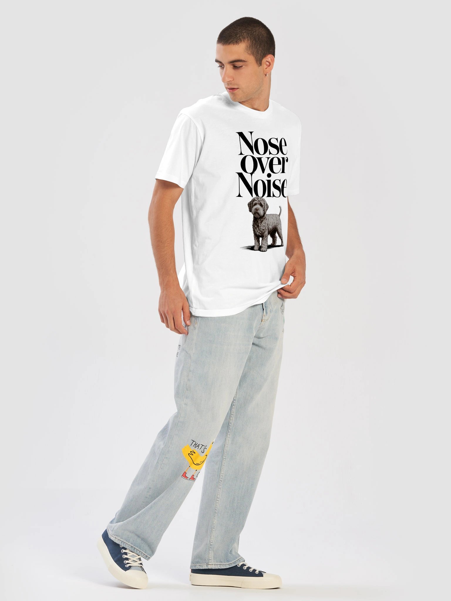 Lagotto “Nose Over Noise” Premium Tee product image (26)