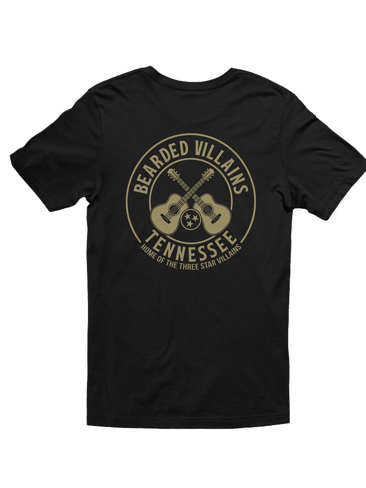 BIG-n-TALL | TSV Bearded Villains Tennessee Bella+Canvas Unisex T-Shirt | Vandy Gold Logo | Premium Comfort & Southern Brotherhood Style product image (2)