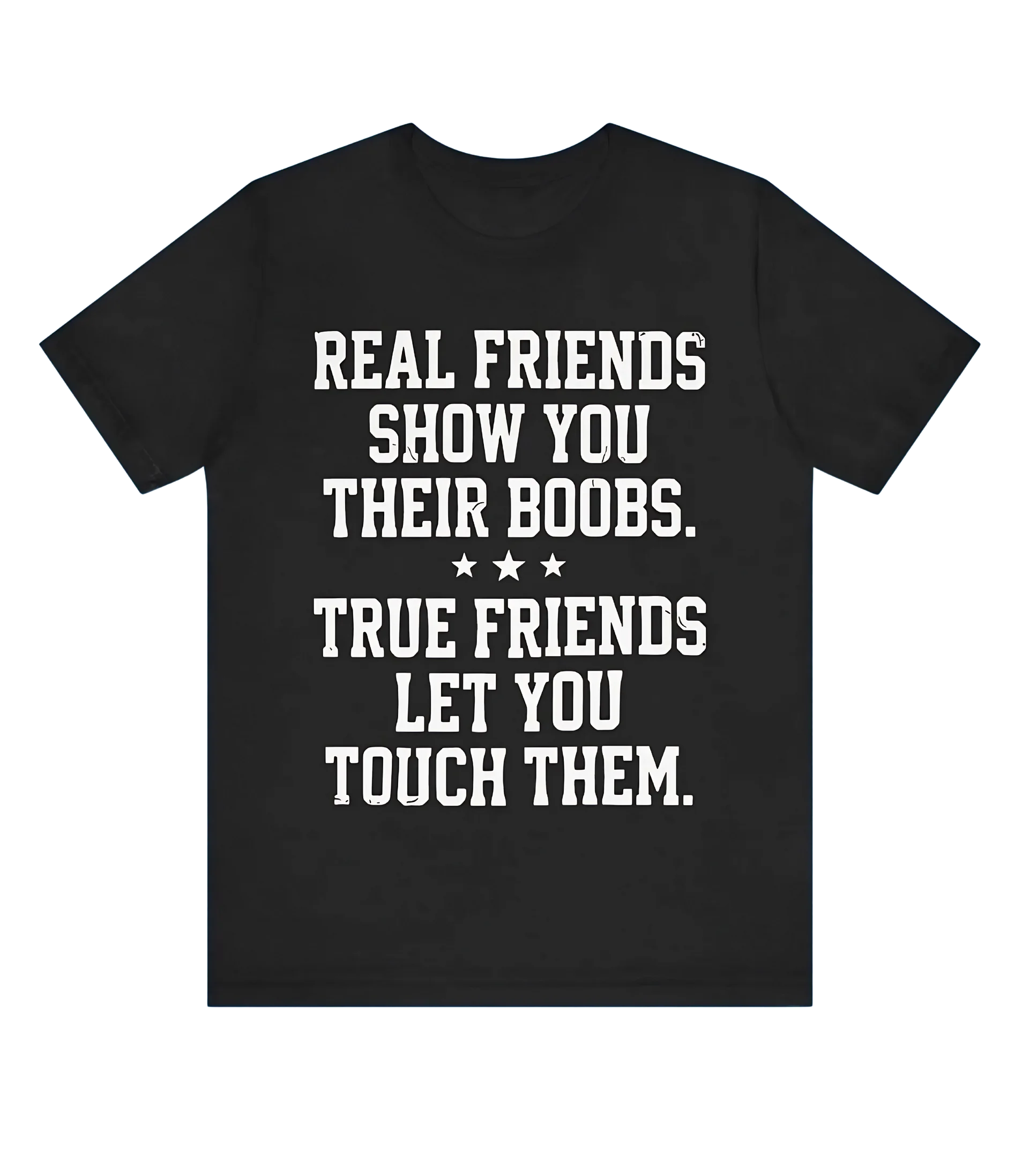 Real Friends Show You Their Boobs Shirt product image (1)