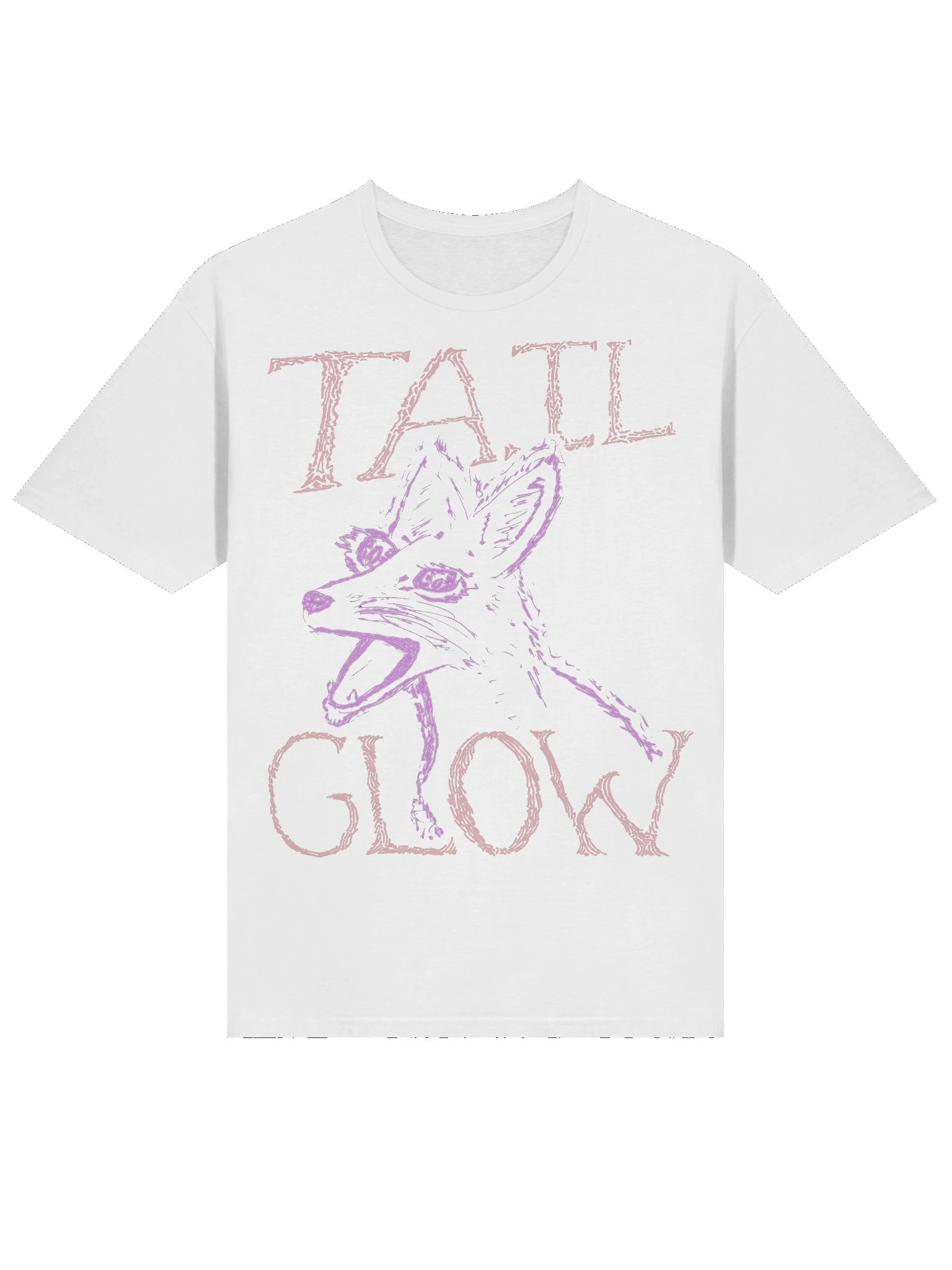 Tail Glow - Screaming Fox T-shirt - White product image (2)