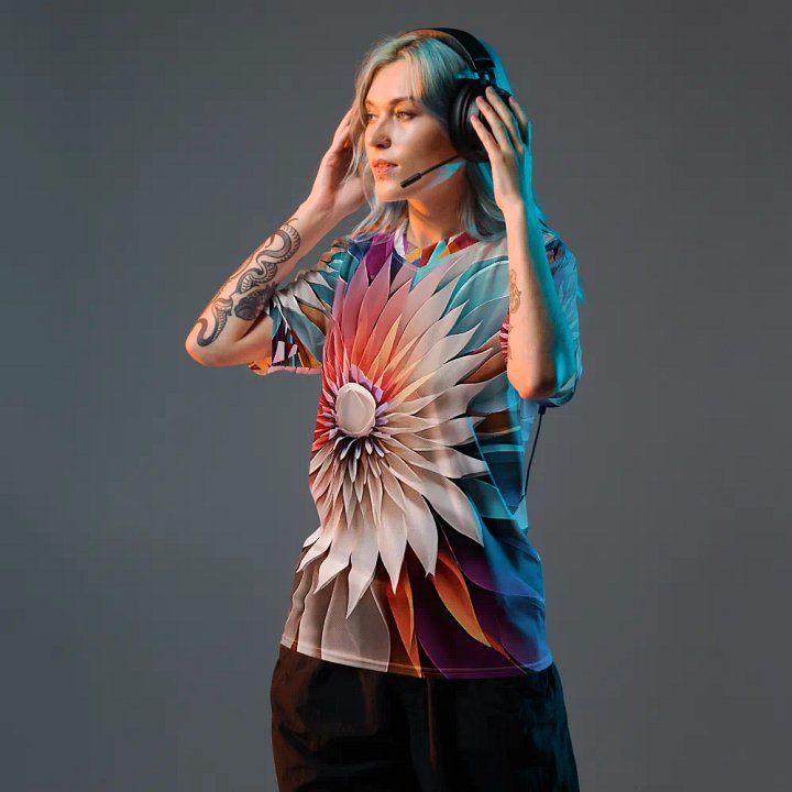Floral Abstract t shirt product image (1)