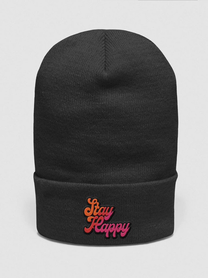 Stay Happy Beanie product image (1)