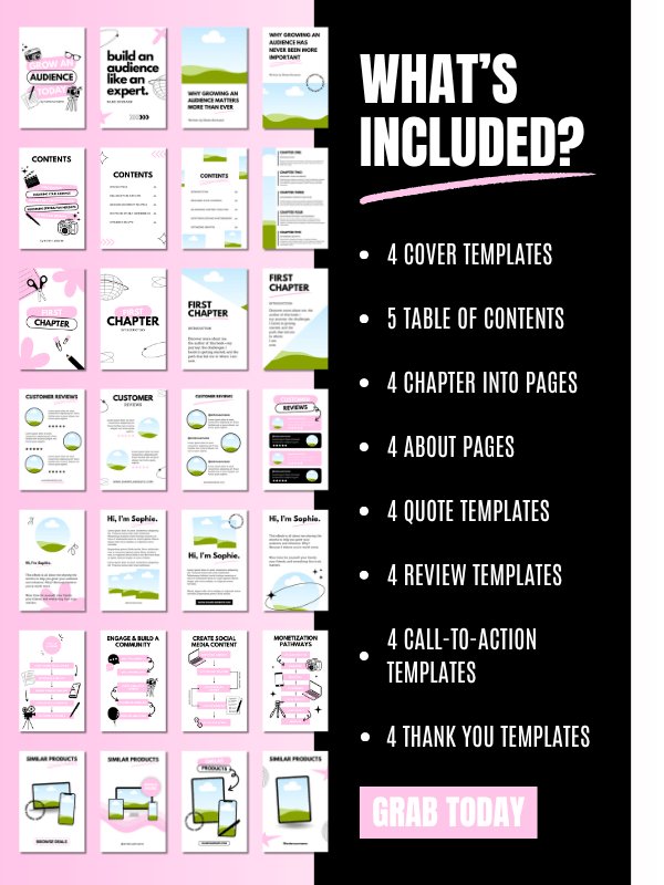 MRR/PLR Minimal Pink eBook Template product image (5)