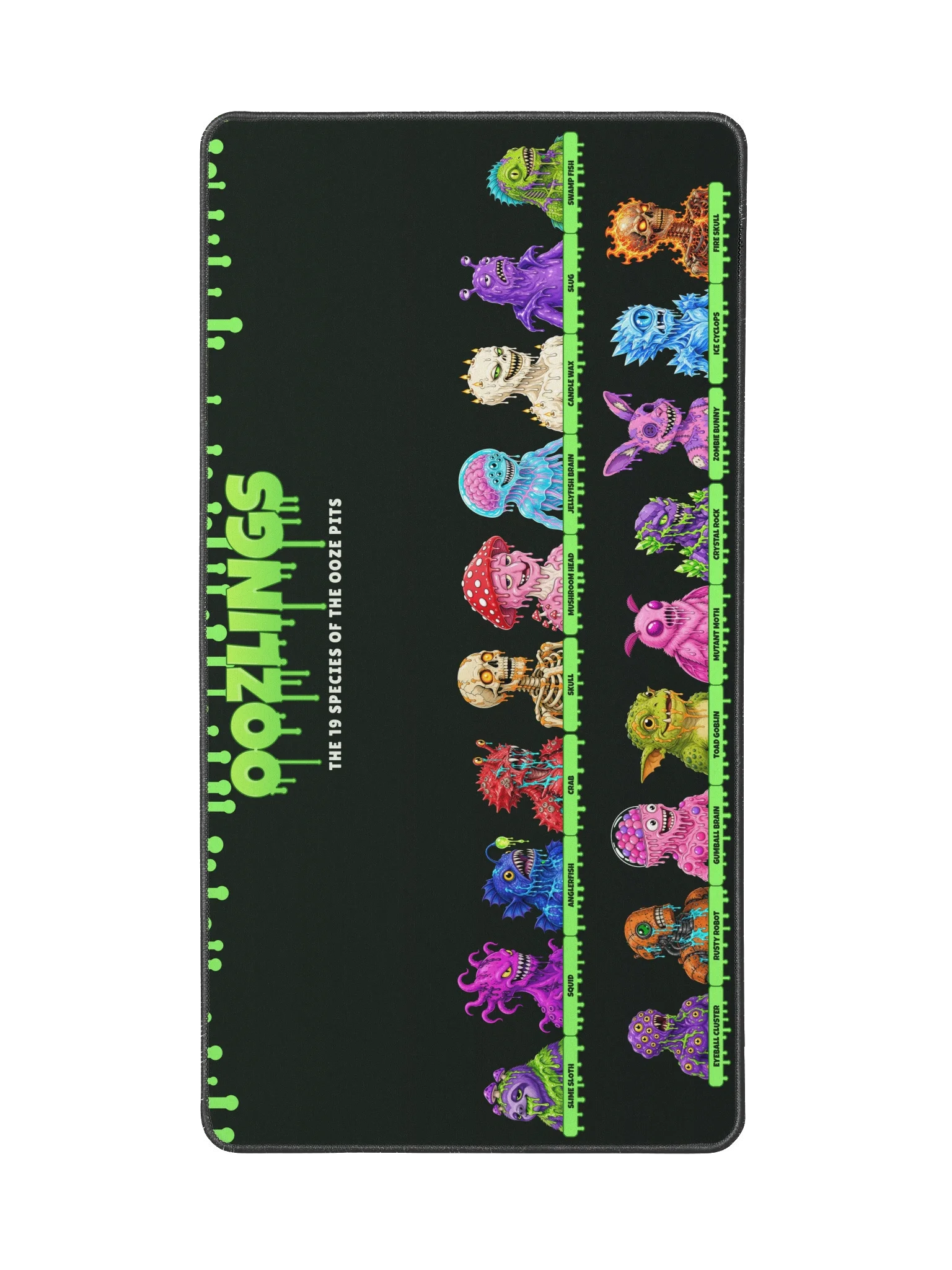 Oozlings Species Lineup Desk Mat, second view
