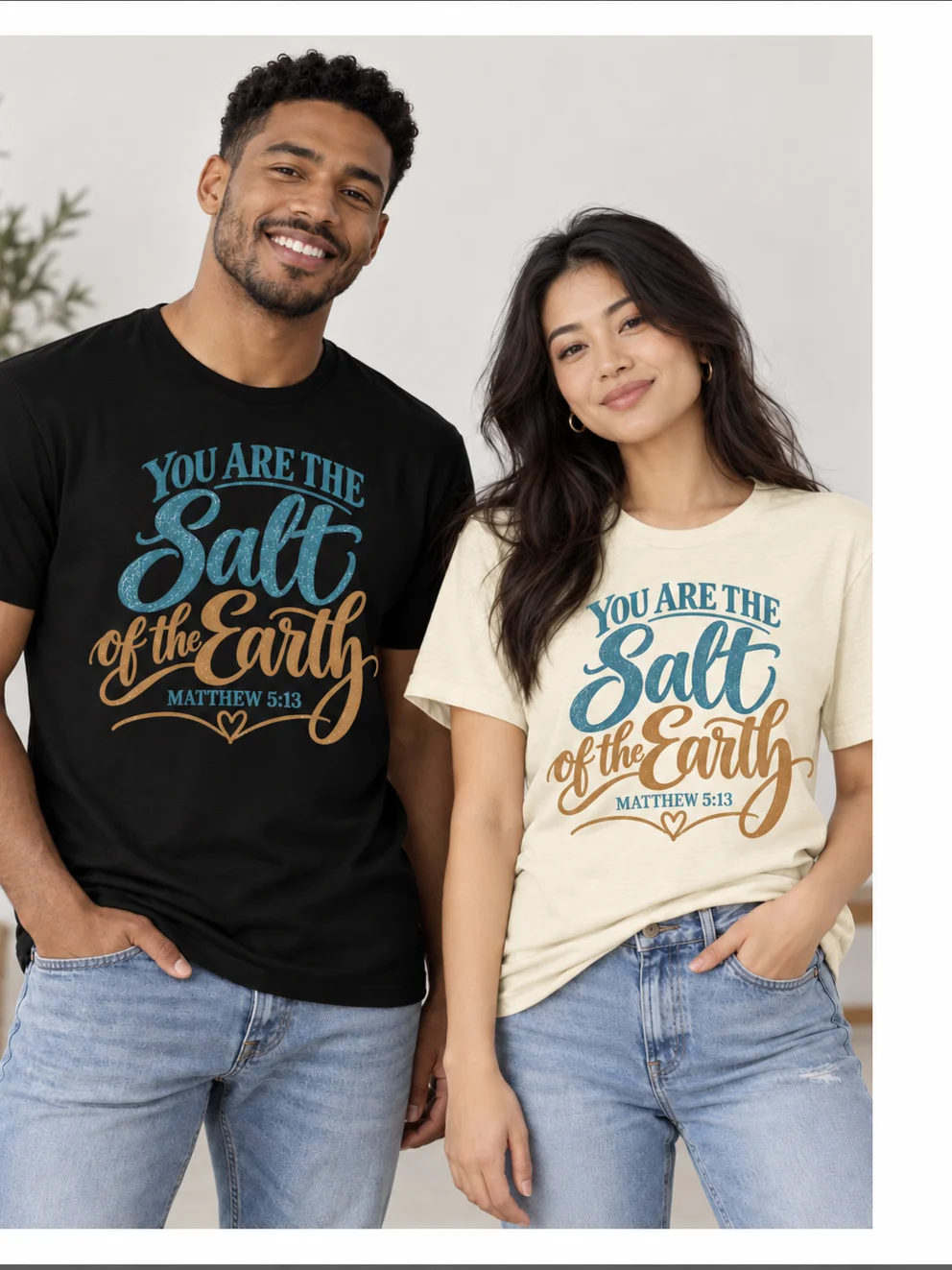 You Are The Salt of the Earth Matthew 5:13 Unisex Christian T-Shirt product image (1)