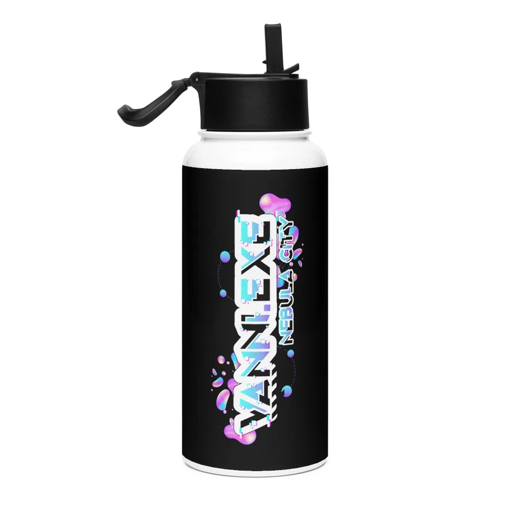 VanniEXE Stainless Steel Water Bottle with a Straw Lid product image (1)