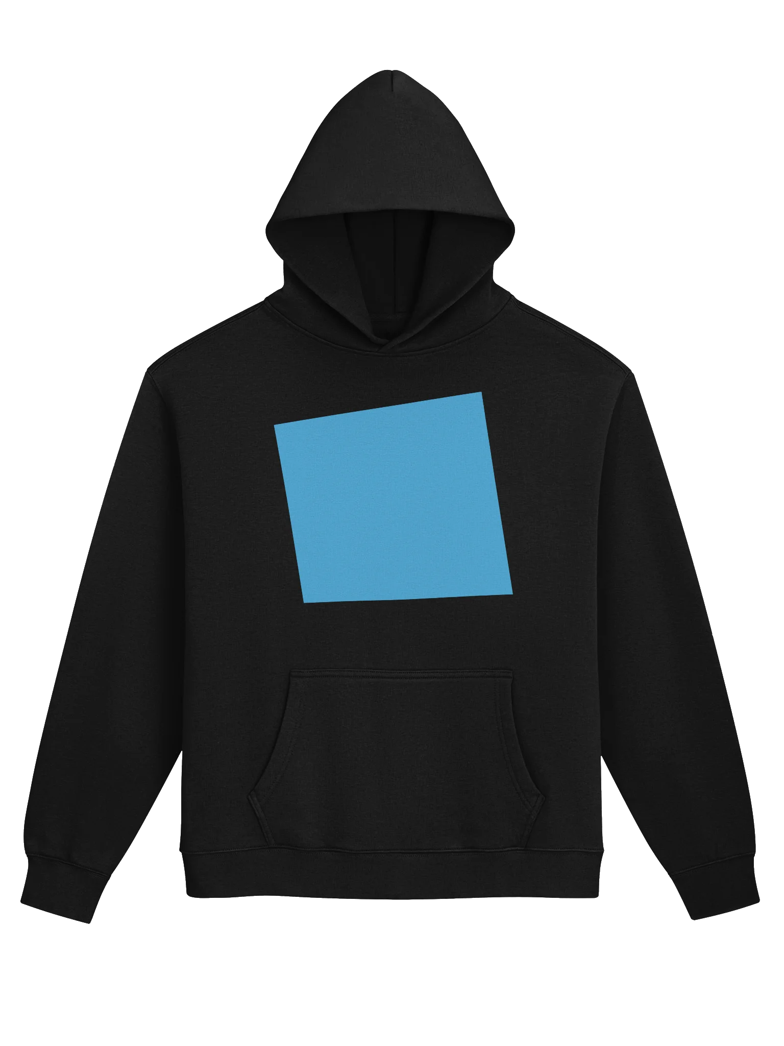 Blue word hoodie product image (1)