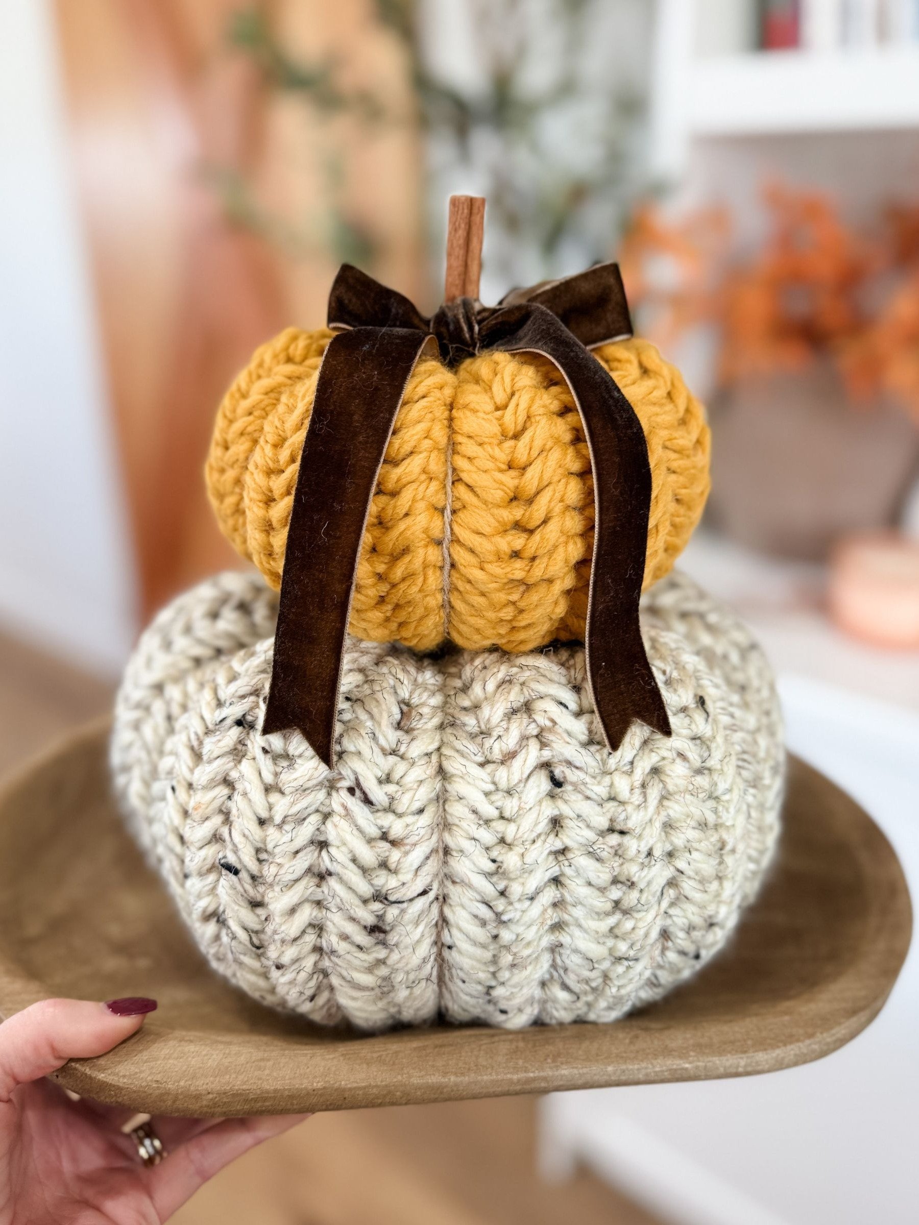 Chunky Herringbone Pumpkins Crochet Pattern product image (3)