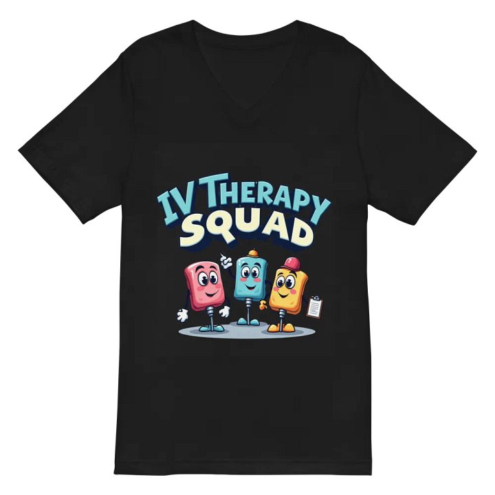 Cheerful IV Therapy Squad V-Neck Tee product image (3)