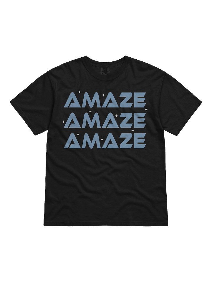 Comfort Colors® Amaze Amaze Amaze T-Shirt, Minimalist Graphic Tee, Aesthetic Typography Shirt, Sci-Fi Streetwear, Clean Design Tee product image (2)