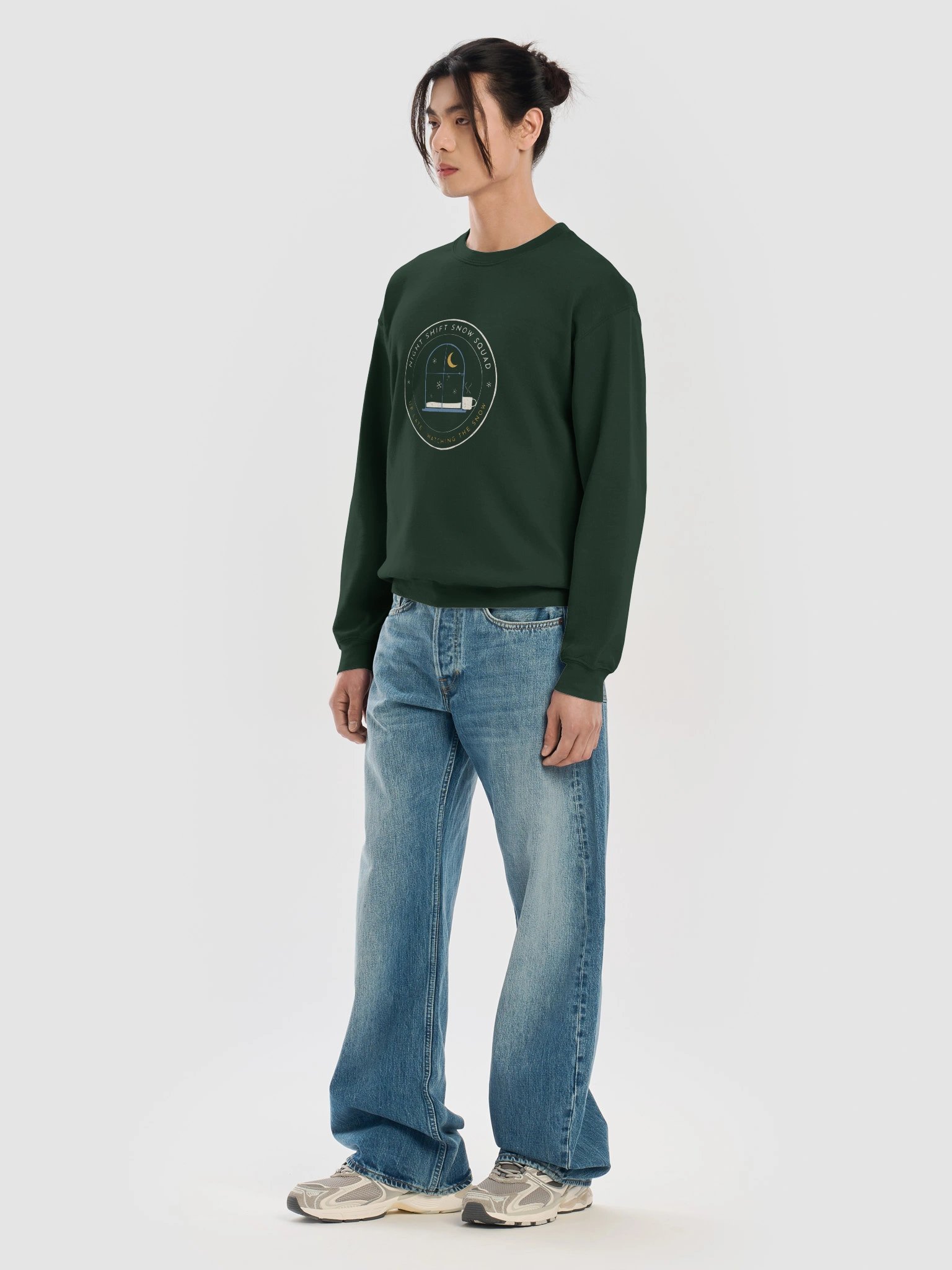 Men's Night Shift Snow Squad Crewneck product image (7)