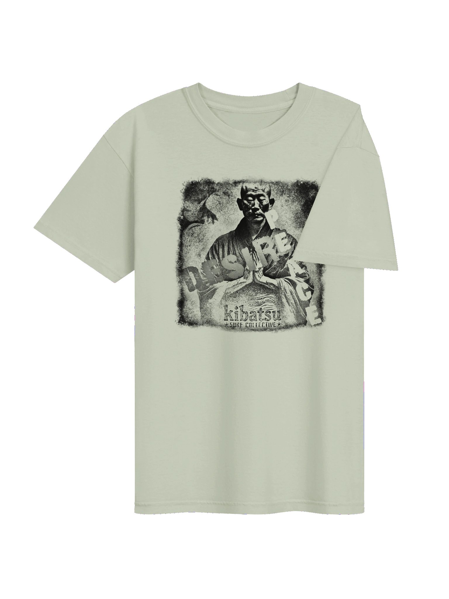 Kibatsu Surf Collective Zen Monk Desire Peace T Shirt product image (112)