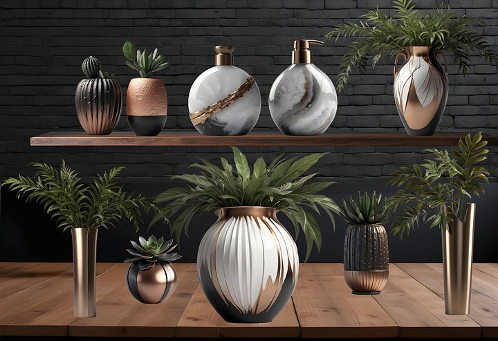 Ethereal Elegance - Set 9 object spa decor product image (1)