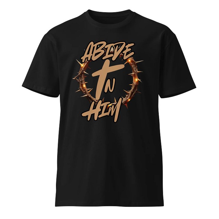 Abide In Him Christian Clothing – Crown of Redemption Premium T-Shirt product image (1)
