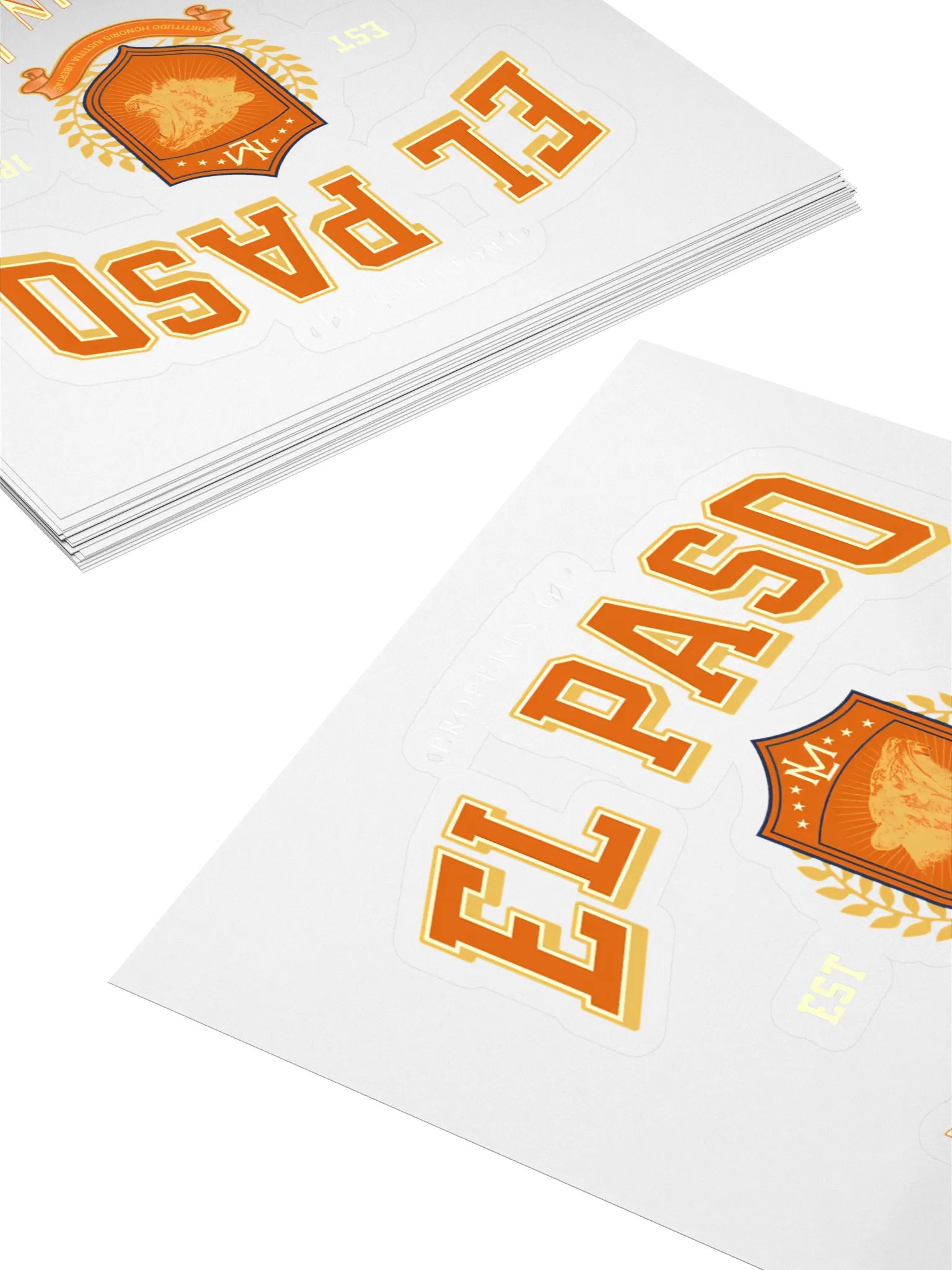 El Paso Mountain Lions Kiss Cut Sticker product image (4)