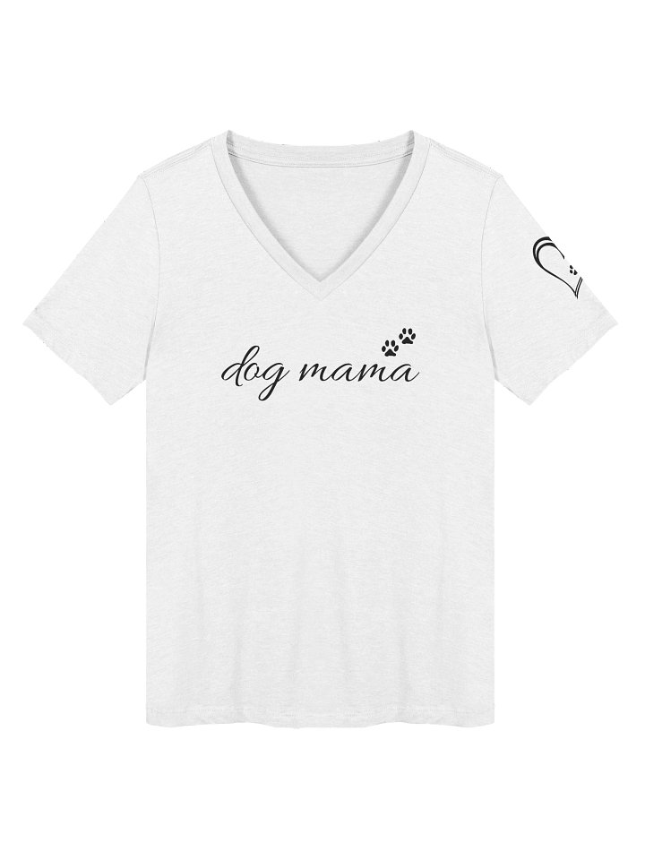 Dog Mama V-Neck Tee product image (1)