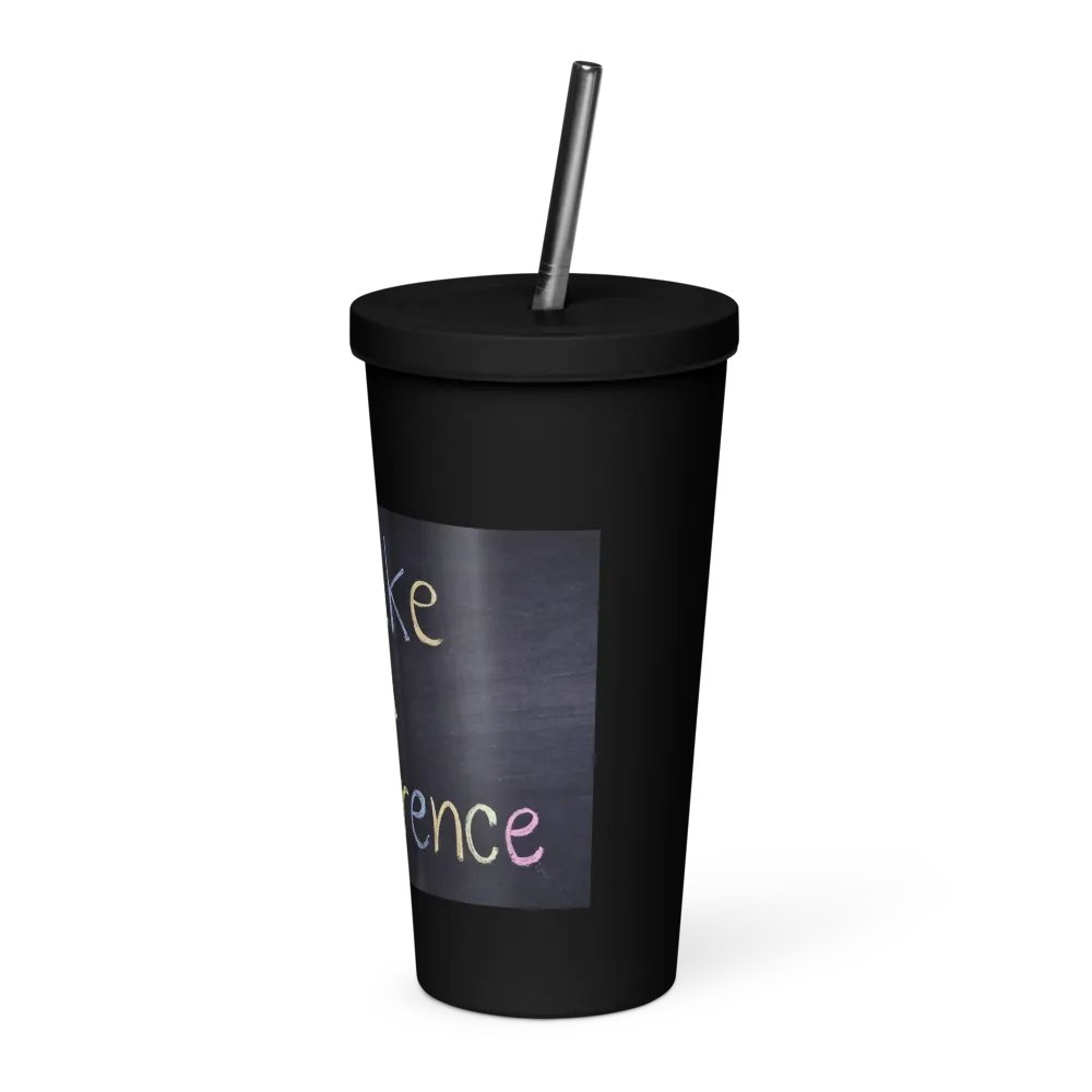 MAKE A DIFFERENCE TALL TUMBLER product image (3)
