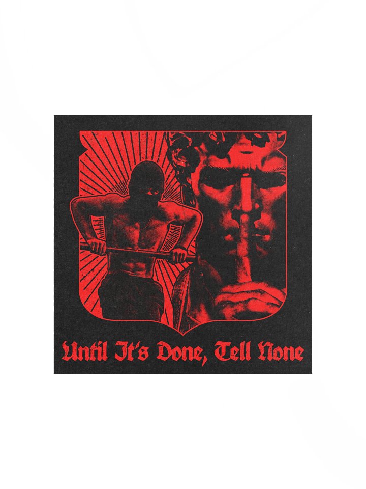 TELL NONE POSTER RED product image (1)