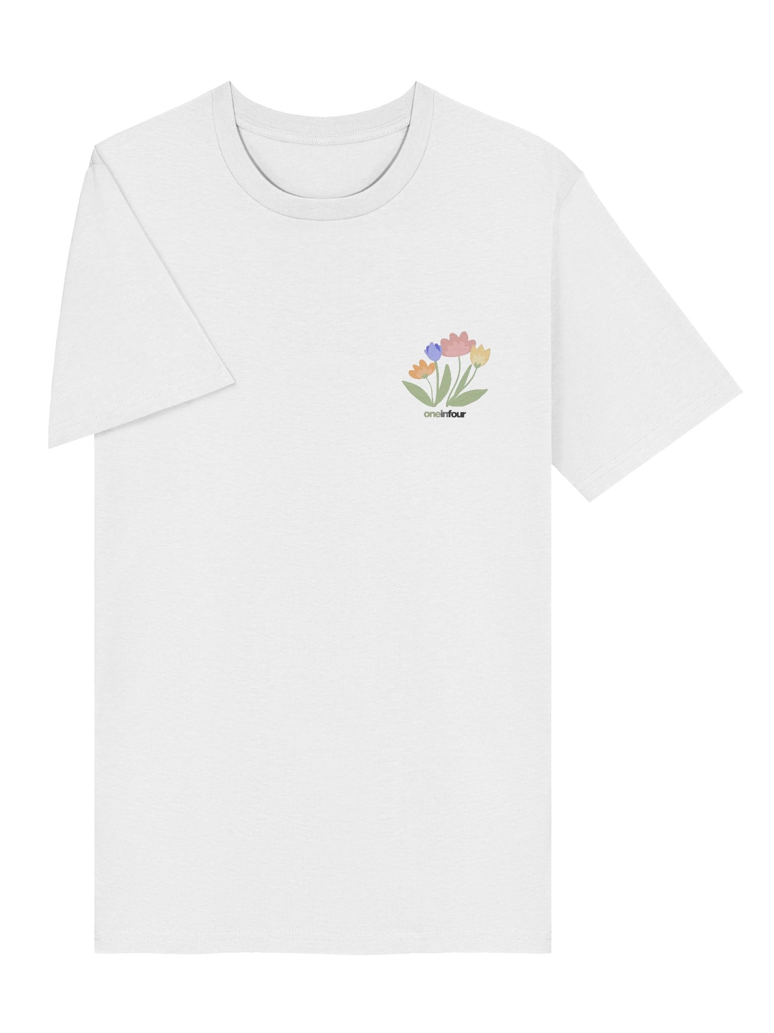 '1 in 4' Floral 2026 Memorial Shirt (organic cotton, light) product image (5)