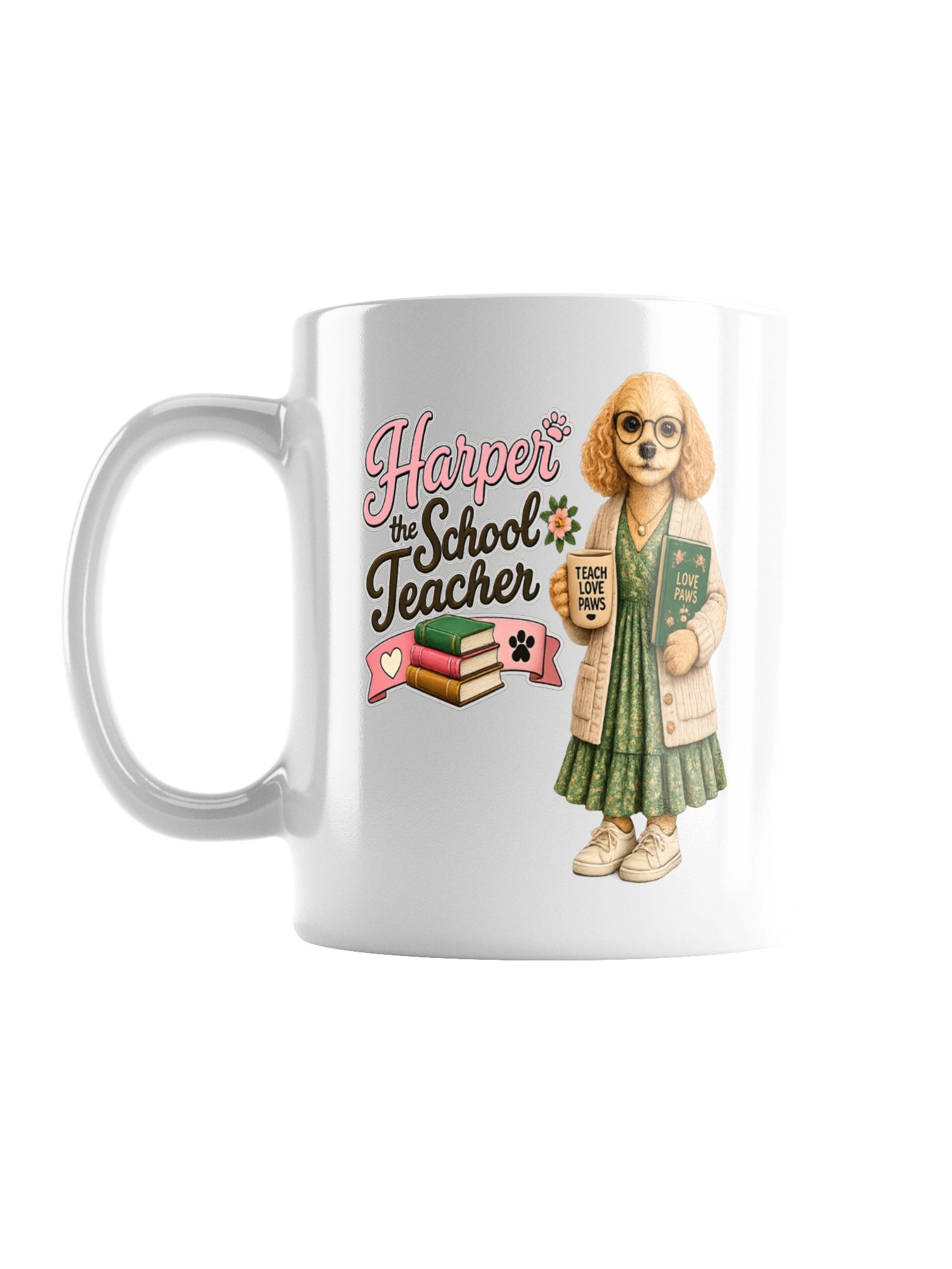 Harper the School Teacher Dog Mug product image (1)