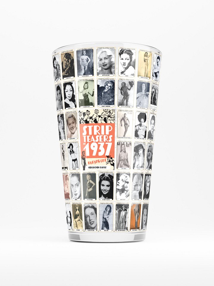 Stripteasers of 1937 Decorative Pint Glass product image (1)