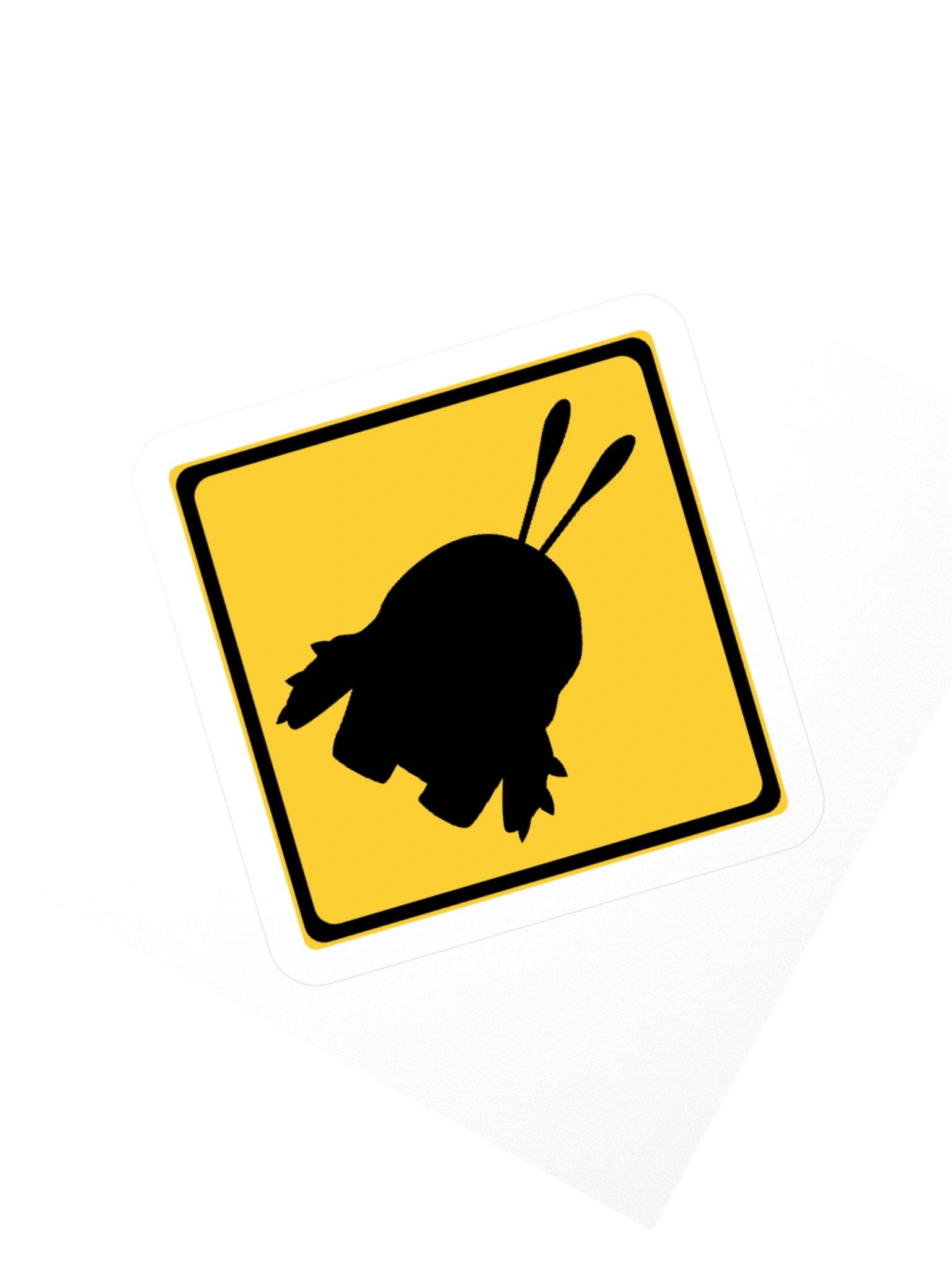 Chompy Warning Sticker product image (6)