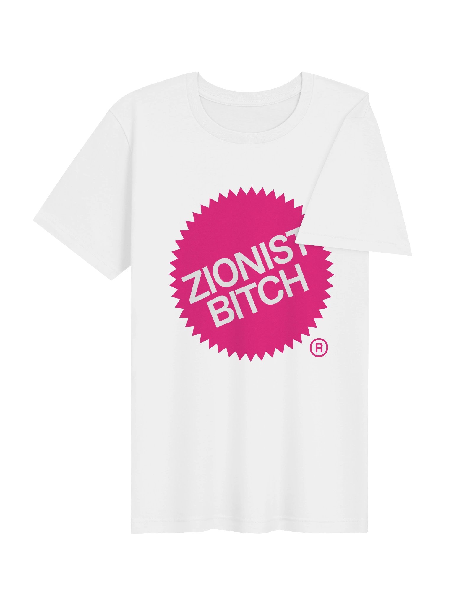 Zionist Bitch Label Tee (White) product image (4)