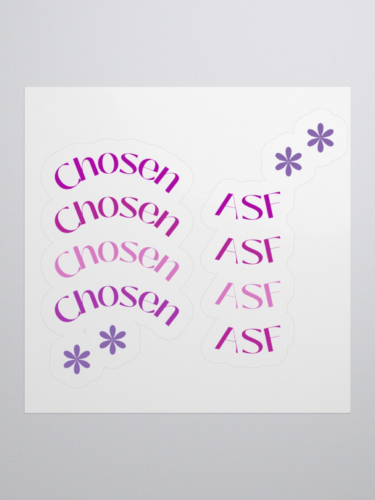 Chosen ASF Kiss Cut Stickers product image (1)