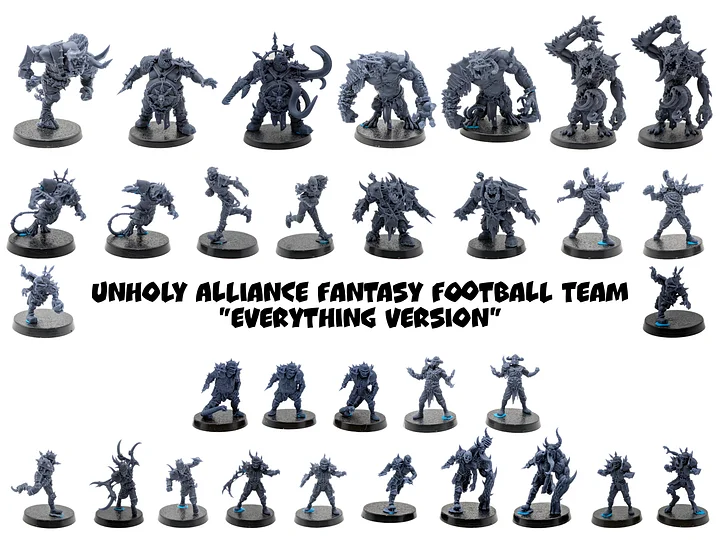 Unholy Alliance Fantasy Football Team "Everything Version" - Brutefun Miniatures product image (1)