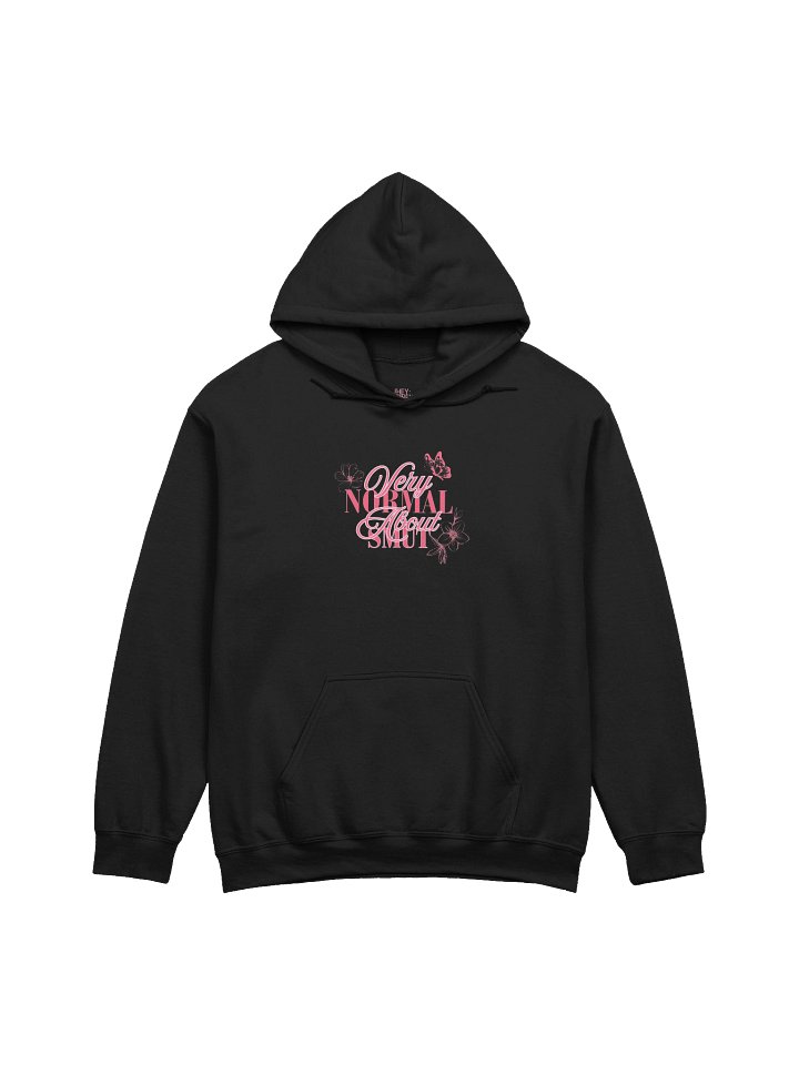 very normal about smut floral hoodie product image (1)