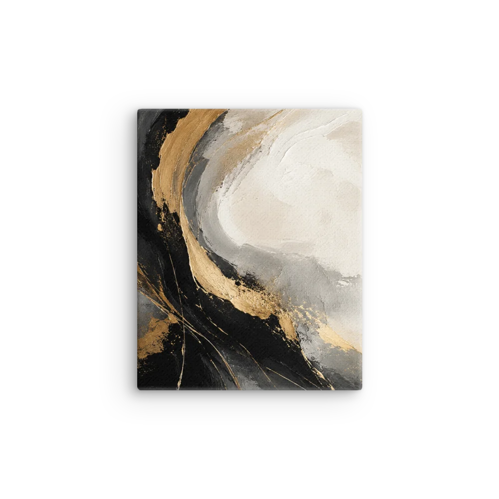 Golden Curves Abstract Canvas Art product image (12)