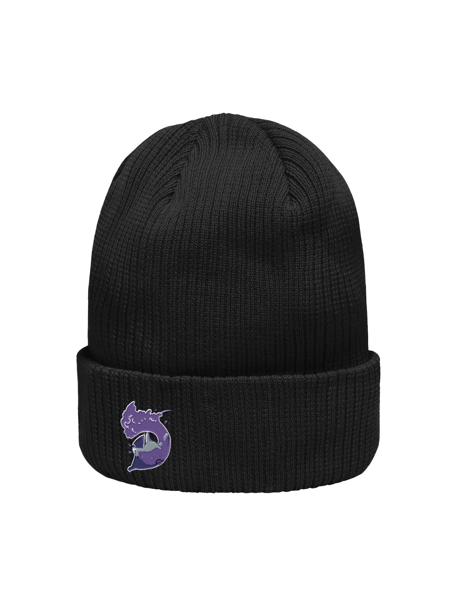 Whimsical Manta Ray Ribbed Beanie product image (9)