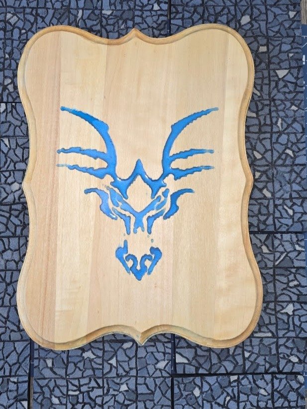 Dragon Plaque - Blue product image (2)