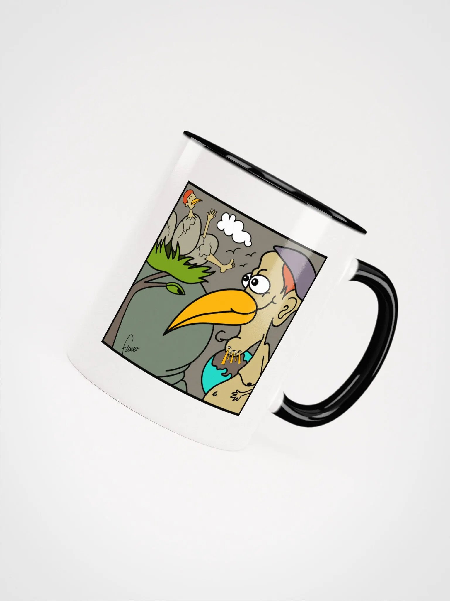 Bird Man Coffee Mugs product image (4)