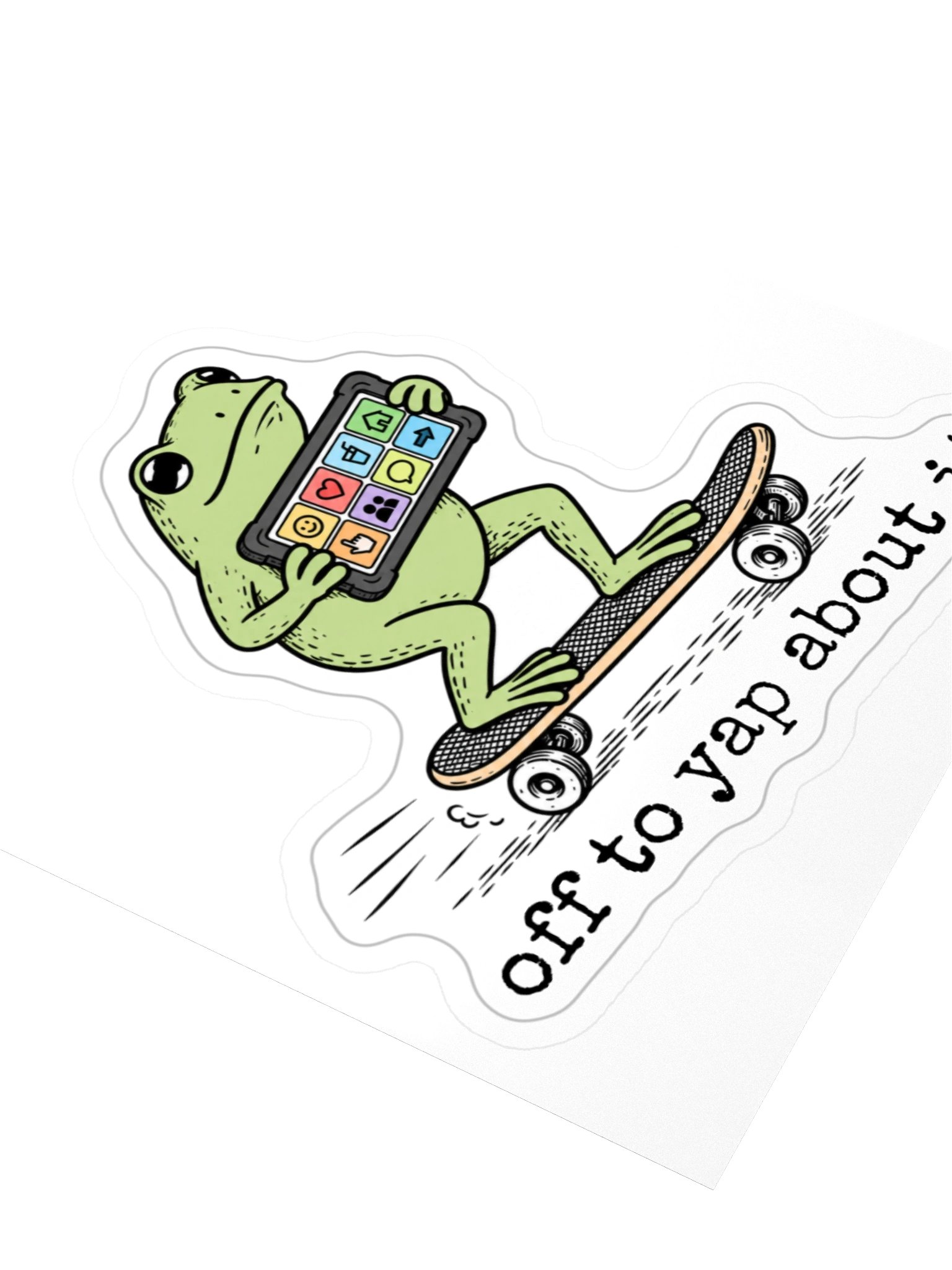 Off To Yap About It - Sticker product image (3)