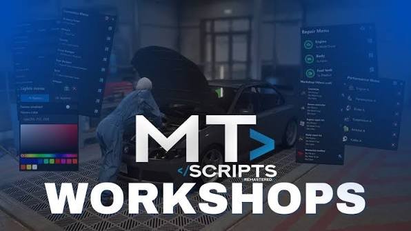 Mechanic/Workshops script for FiveM V2 [ QB / ESX / QBOX ] product image (1)