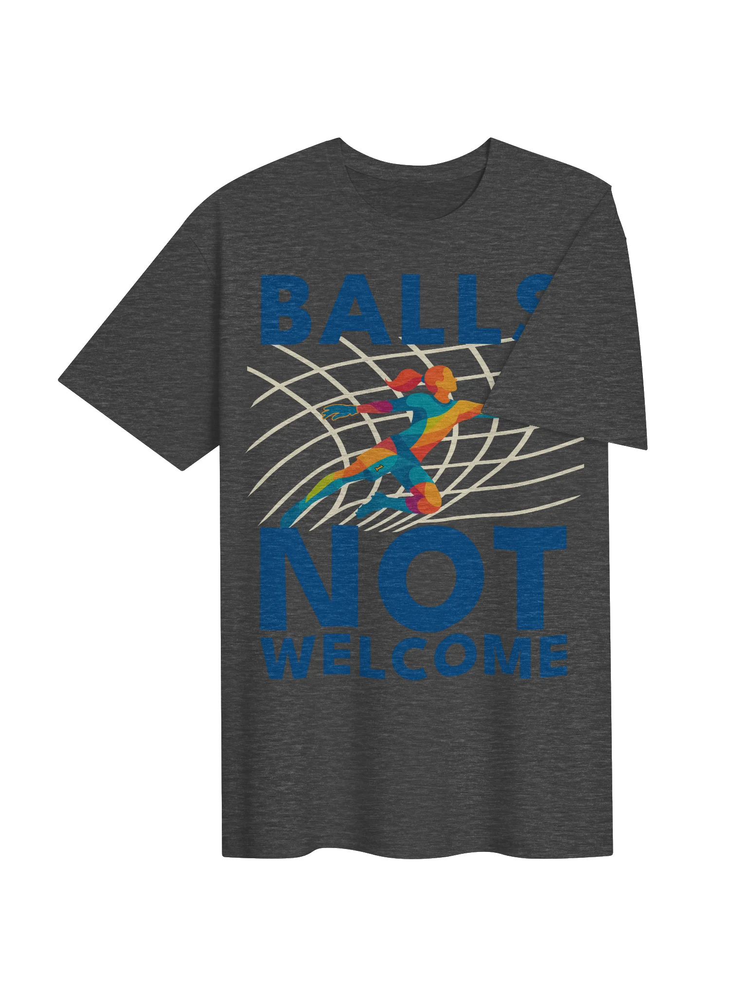 Diving Goalie Graphic Tee — BALLS NOT WELCOME product image (4)