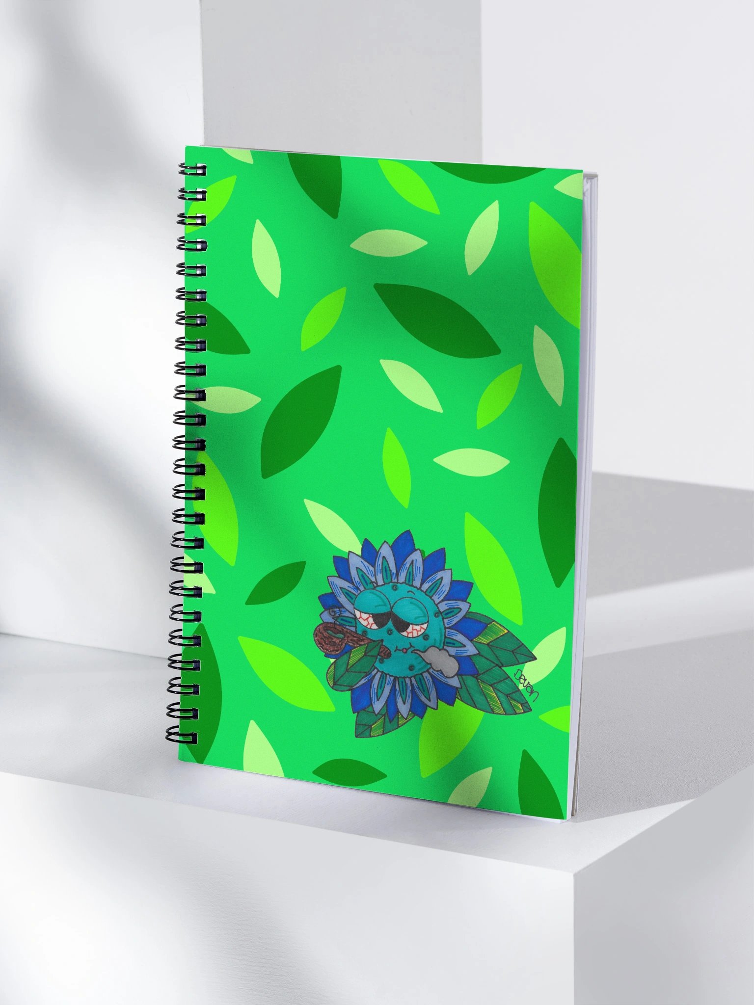 Blue Stoner Flower Notebook product image (4)