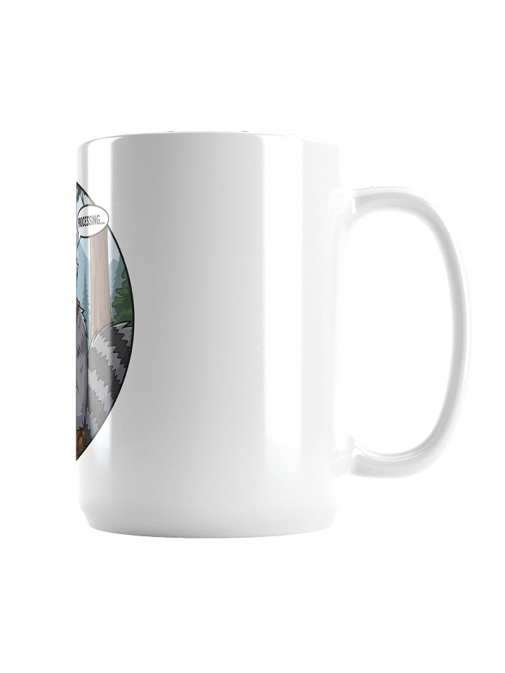 Thoughtful Raccoon Processing Mug product image (2)