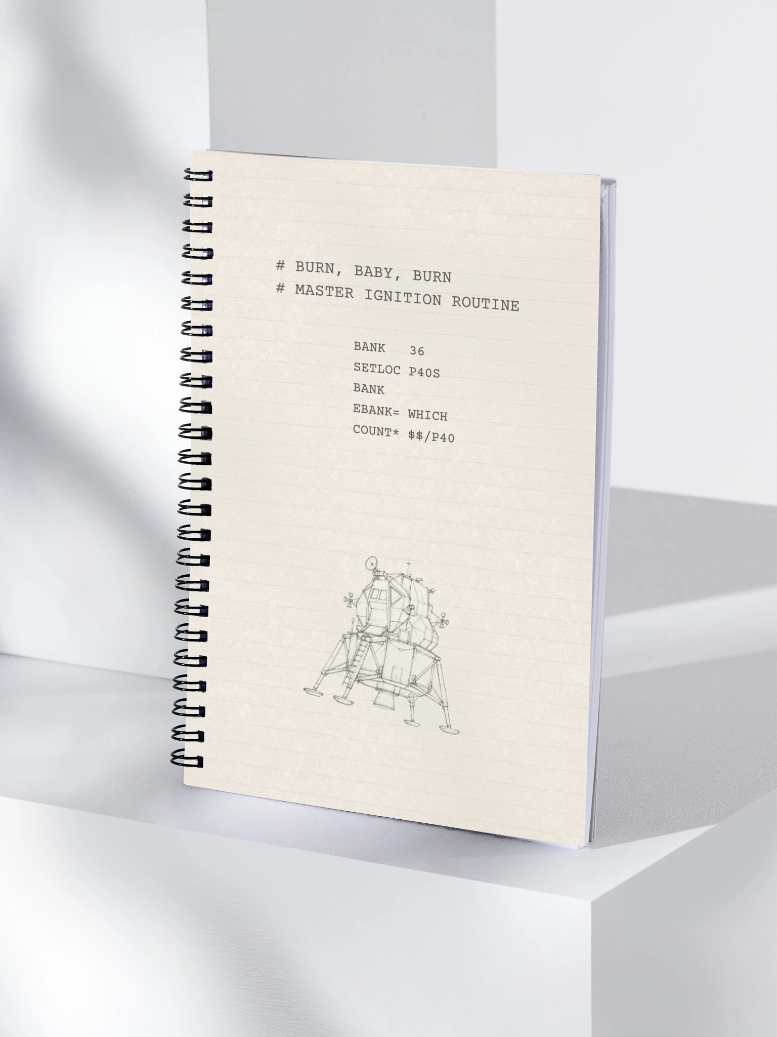 Apollo 11 — Dotted Spiral Notebook product image (5)