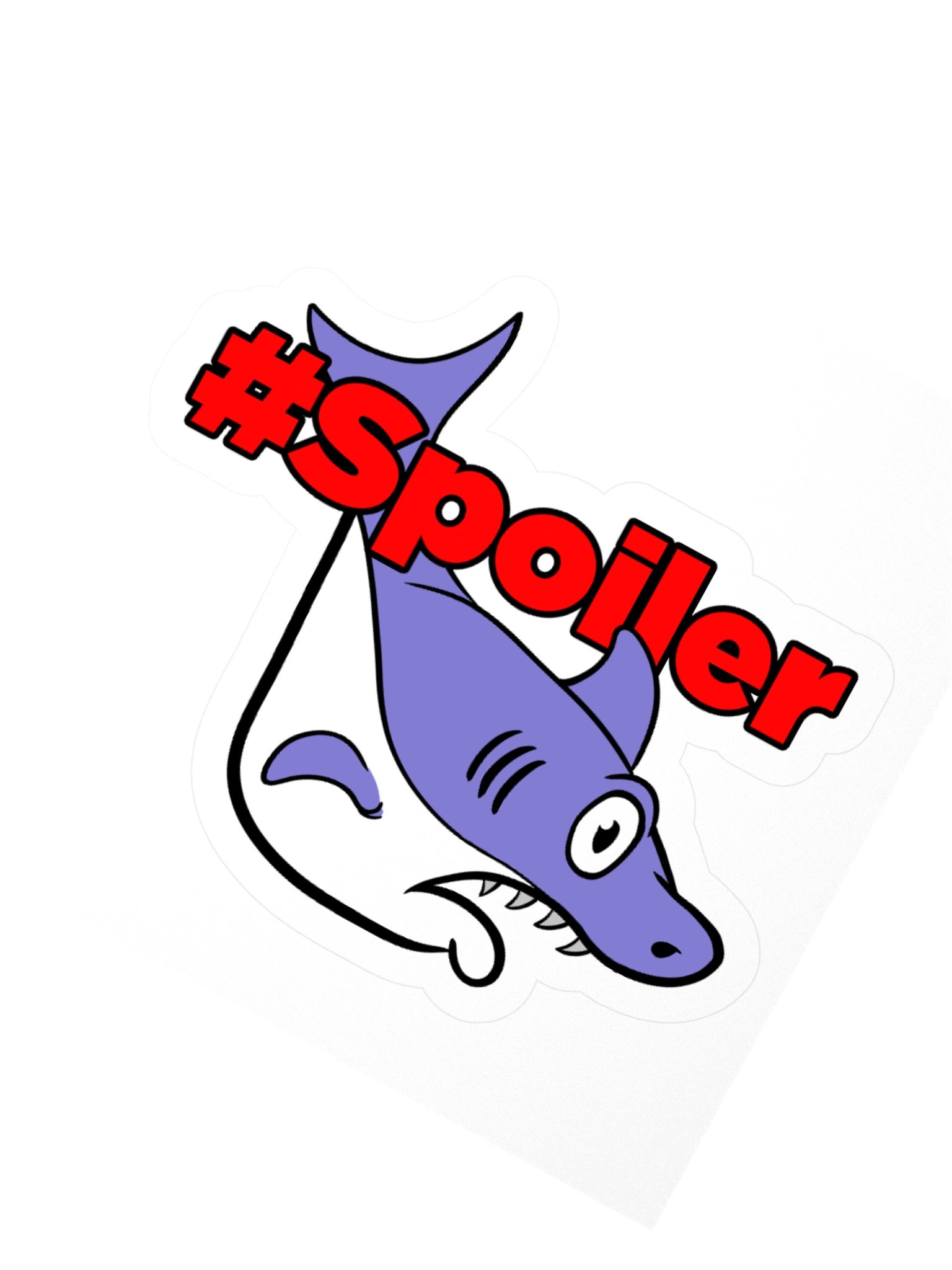 Spoiler Shark Sticker product image (2)