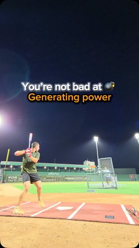 You are not bad at generating power…
Do these to hit more bombs
#baseball #homerun #viral #fyp
