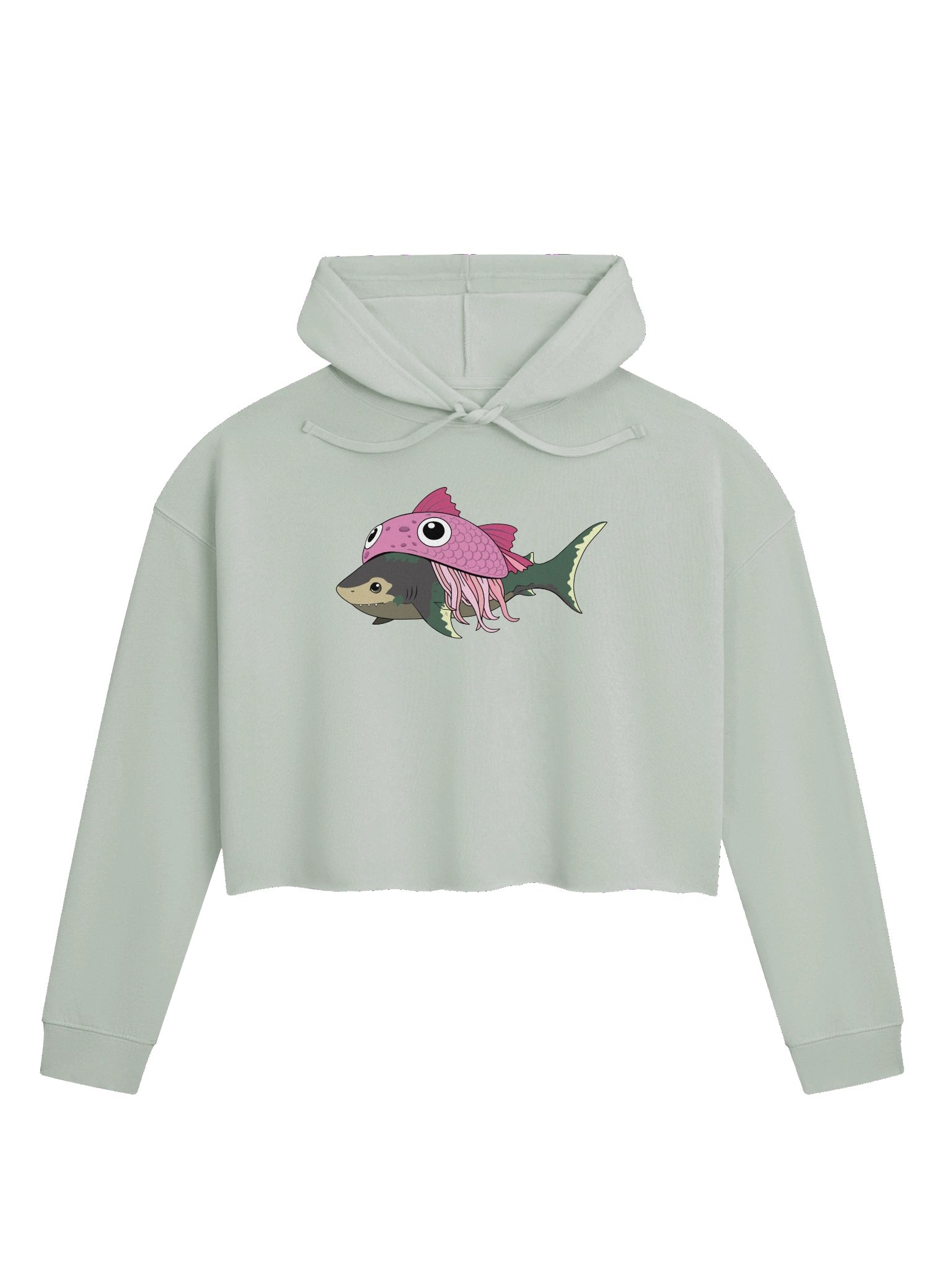 Manipulative Maws Front Logo Cropped Hoodie product image (21)