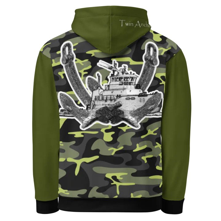 (Green & Camouflage) – Performance Marine Wear | Twin Anchor Apparel North Current Line product image (1)