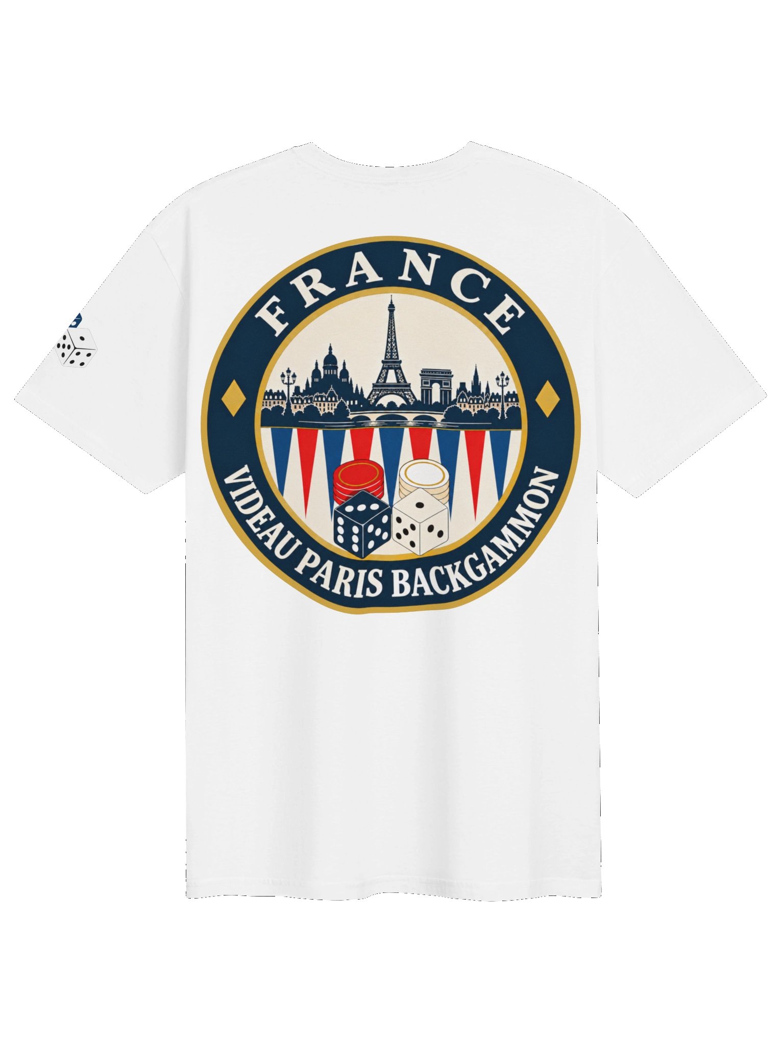 France Videau Backgammon Paris Tee product image (2)